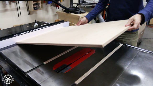 table saw sled on runners