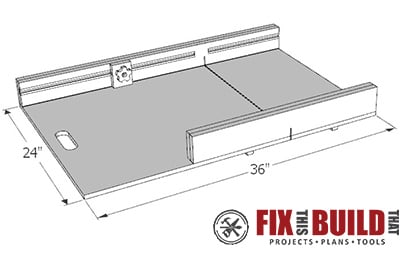 Table saw sled plans crosscut sled