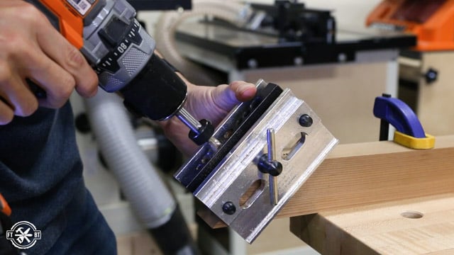 self-centering dowel jig