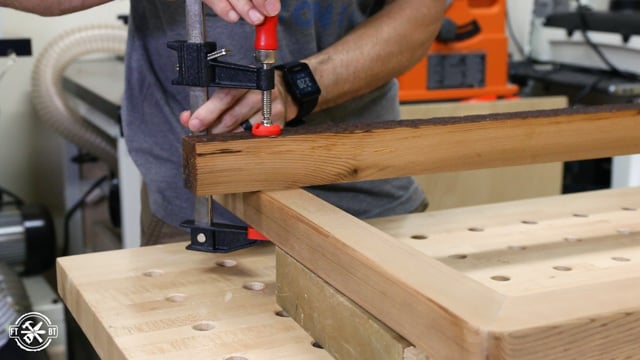 clamping wood to chair legs