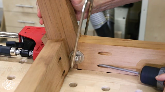 attaching seat back to chair