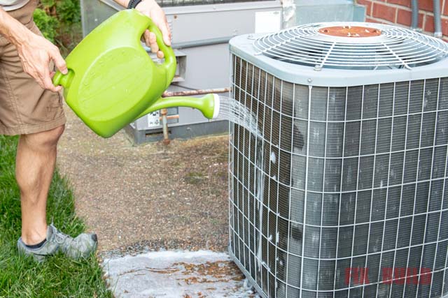 how to clean air conditioning unit