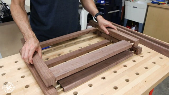 taking apart wooden