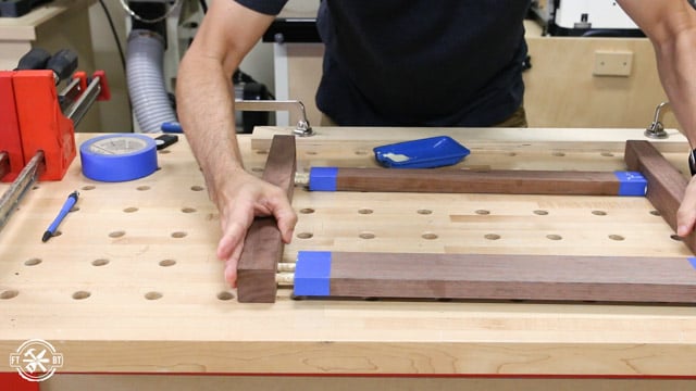 joining wood with dowel joinery