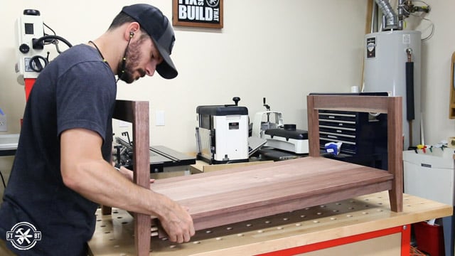fitting lower shelf to coffee table