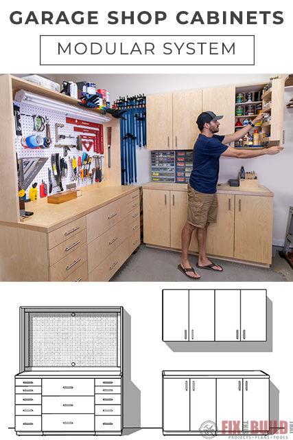 DIY Garage Cabinets Modular System