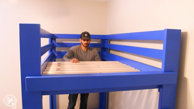 adding slats to loft bed
