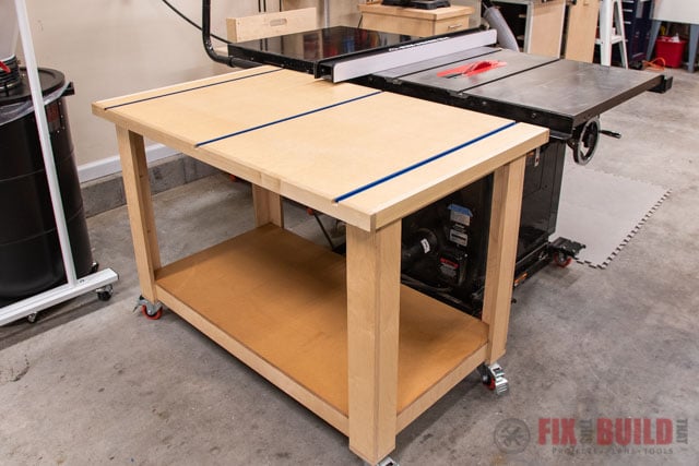 Table Saw Outfeed Table
