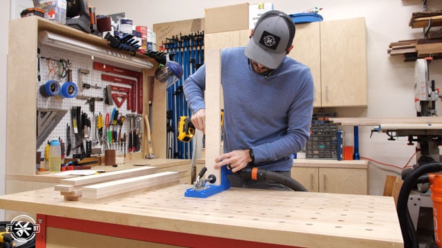 using Kreg K4 to drill holes