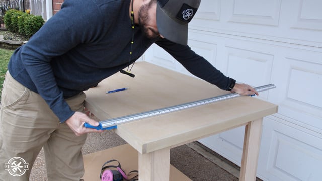 using dados on work surface