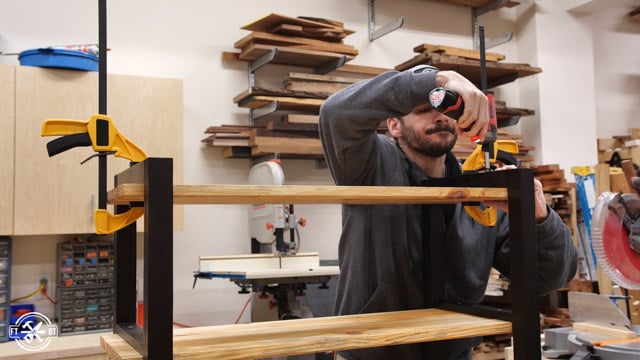 adding shelf to shoe rack