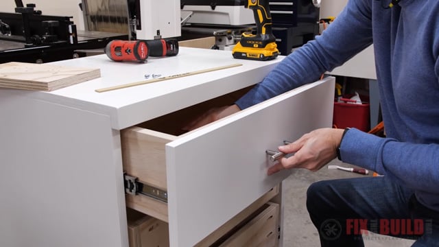 adding drawer pull
