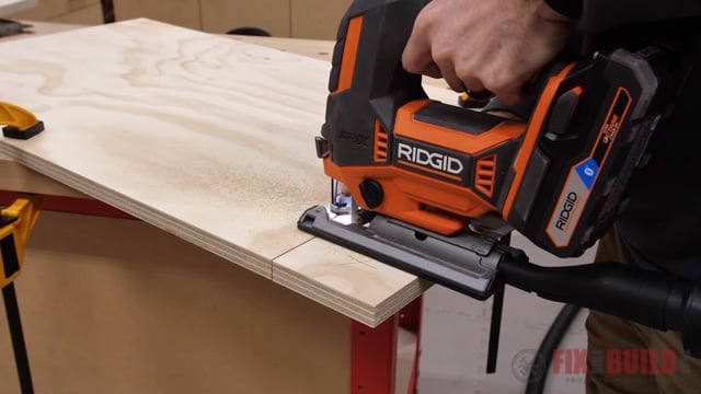 use jigsaw to cut out toe kick