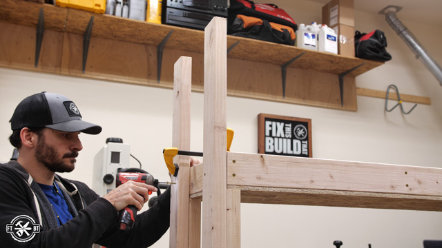 adding last shelf to shelving unit