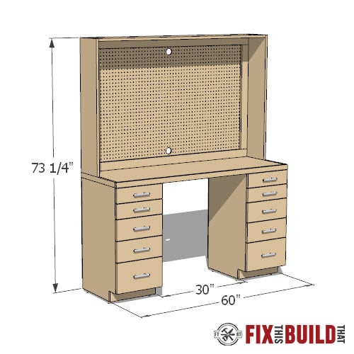 DIY Garage Workbench Plans