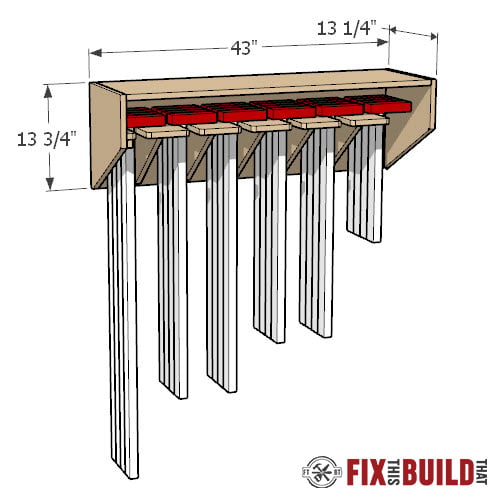 How to build a clamp rack