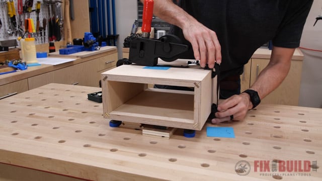 clamping mitered box