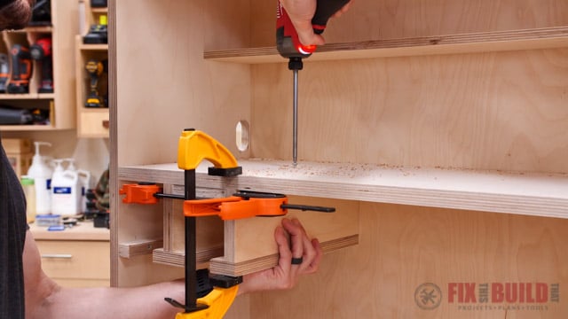 attach hanging storage