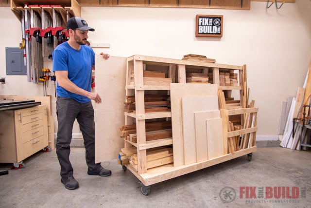 DIY Lumber Cart