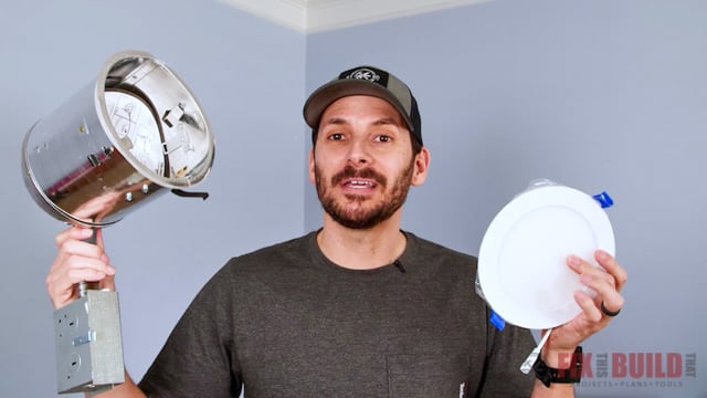 can light and LED light