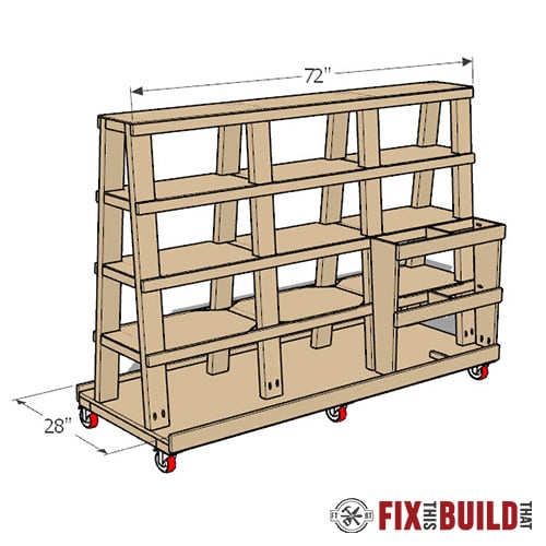 DIY Lumber Cart Plans