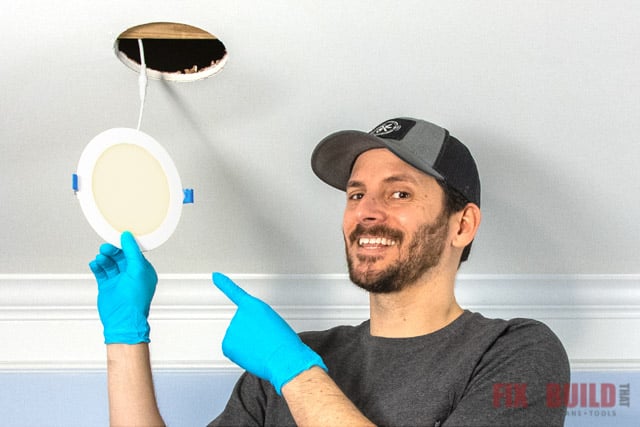 how to install recessed lighting in existing ceiling