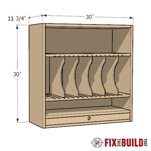 diy cordless tool cabinet plans