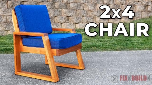 Easy DIY Patio Chair How to Build