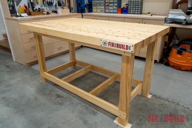 Sturdy 2x4 Workbench