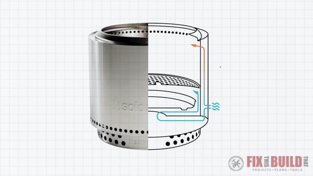 Diagram of Solo Stove