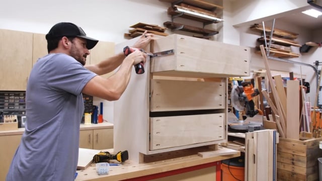 DIY 3-Drawer Base Cabinets