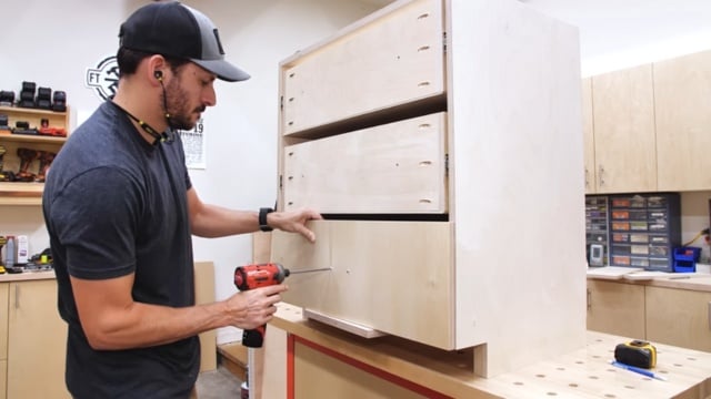 DIY 3-Drawer Base Cabinets