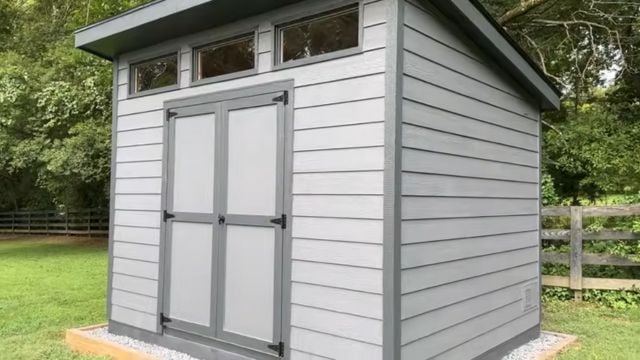 DIY 10x12 Modern Shed