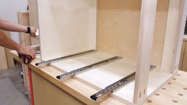 DIY 3-Drawer Base Cabinets